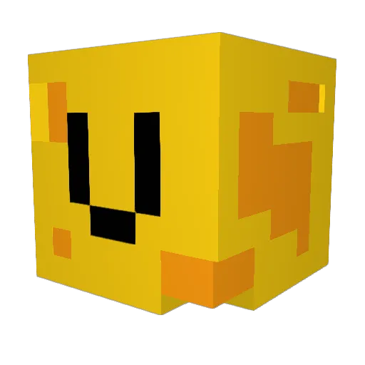 PanSerekk Minecraft avatar head, 3D render