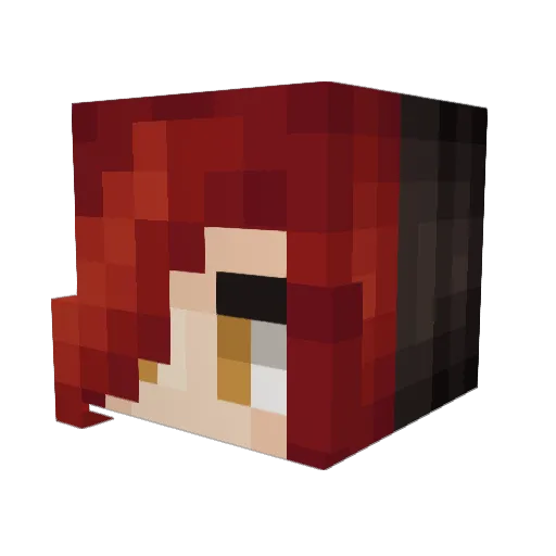 PanSilent Minecraft avatar head, 3D render