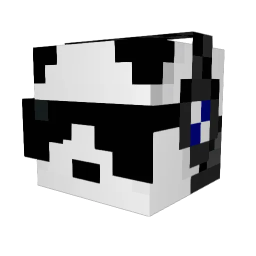 PanTin88_YT Minecraft avatar head, 3D render