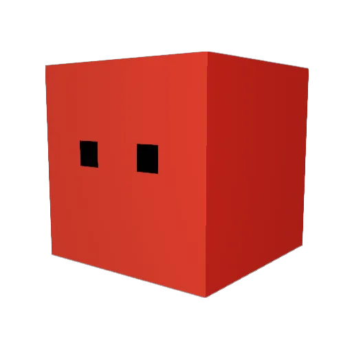 PanVerde Minecraft avatar head, 3D render