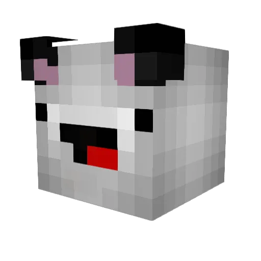 Pan_Dario Minecraft avatar head, 3D render
