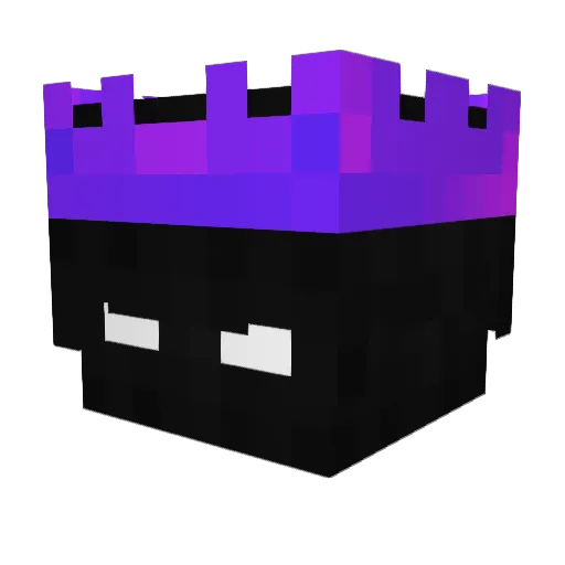 Pan_Grzyb Minecraft avatar head, 3D render