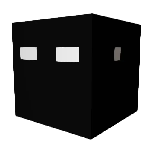 Pan_Triste Minecraft avatar head, 3D render