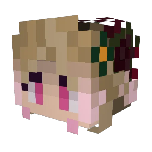 PancaikSyrup Minecraft avatar head, 3D render