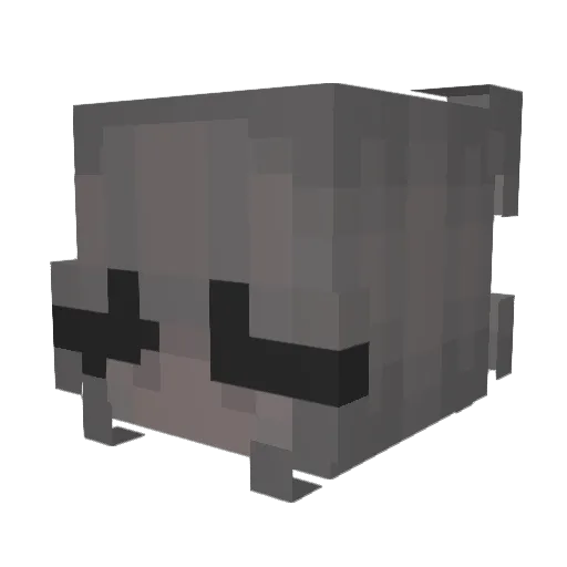 Pancake02008 Minecraft avatar head, 3D render