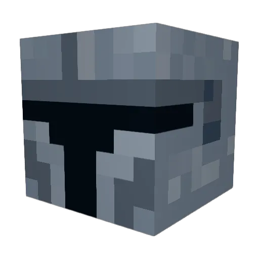 Pancake12350 Minecraft avatar head, 3D render