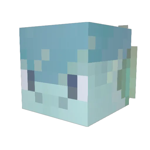 Pancake4711 Minecraft avatar head, 3D render