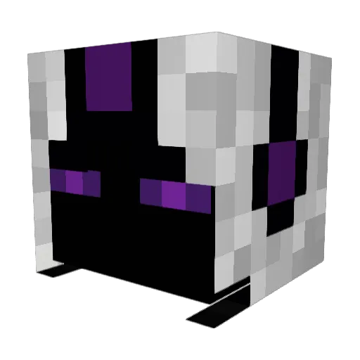 PancakeHunter Minecraft avatar head, 3D render