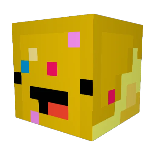 PancakeLeMatin Minecraft avatar head, 3D render