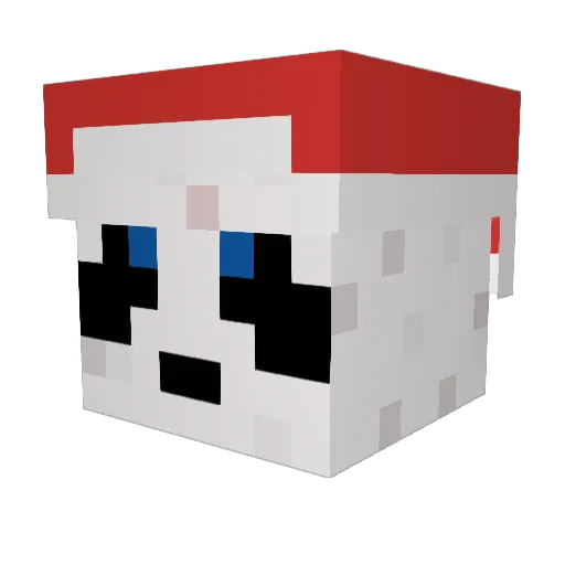 PancakePanda2015 Minecraft avatar head, 3D render