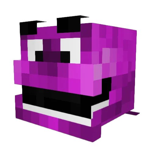 PancakePusher Minecraft avatar head, 3D render