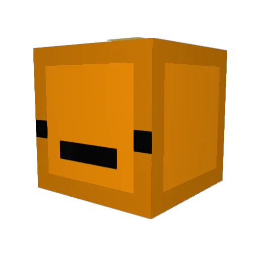 PancakeWalker Minecraft avatar head, 3D render