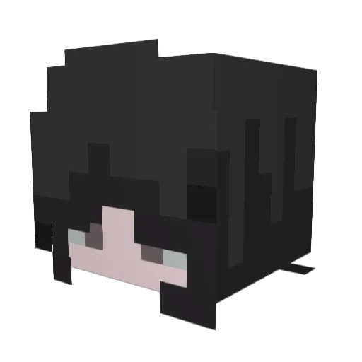 PancakeXII Minecraft avatar head, 3D render