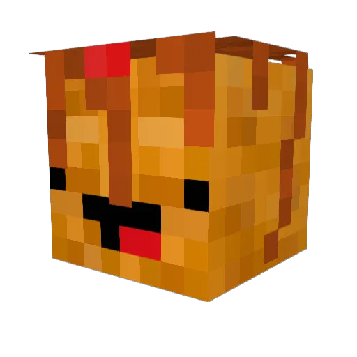 Pancake_0809 Minecraft avatar head, 3D render