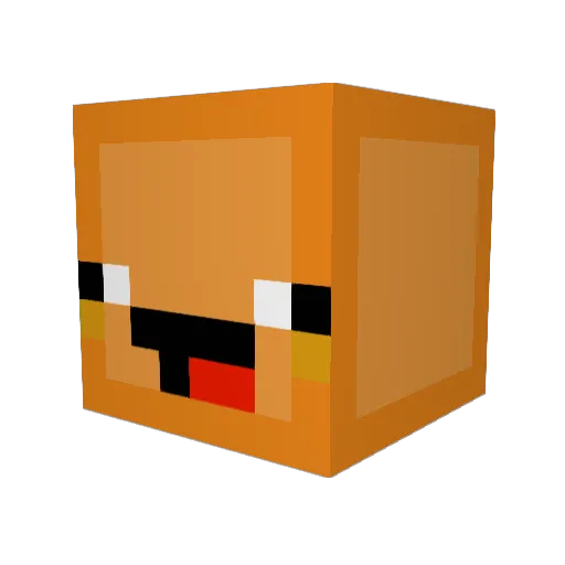 Pancake_21 Minecraft avatar head, 3D render