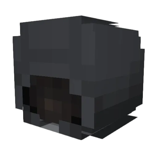 Pancakekind Minecraft avatar head, 3D render
