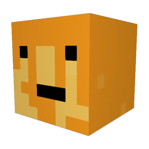 PancakesPirate Minecraft avatar head, 3D render