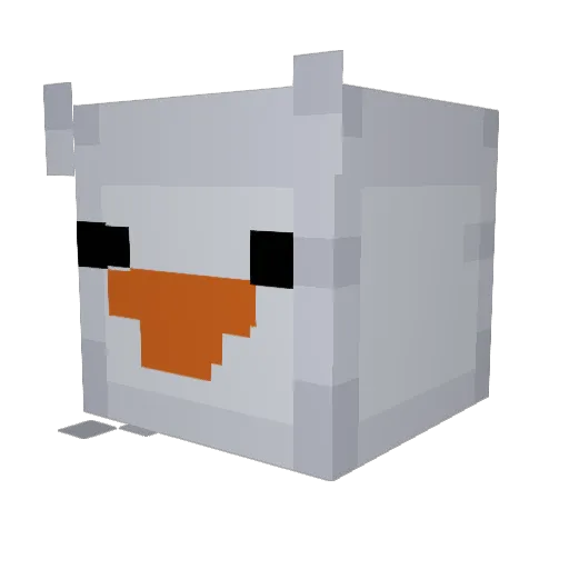 Pancakesyrup127 Minecraft avatar head, 3D render