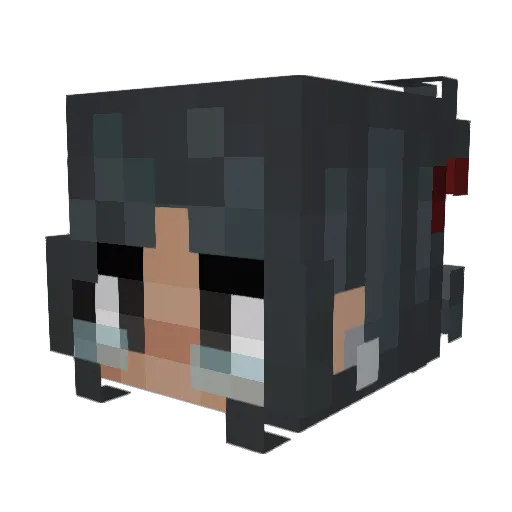 PanchitaSimp Minecraft avatar head, 3D render
