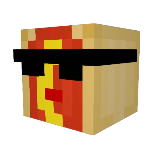 PanchitoXD2 Minecraft avatar head, 3D render