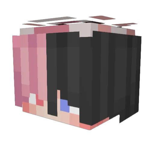 Panchitrooxd Minecraft avatar head, 3D render