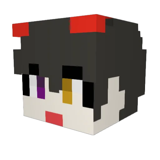 Pancho_1537 Minecraft avatar head, 3D render