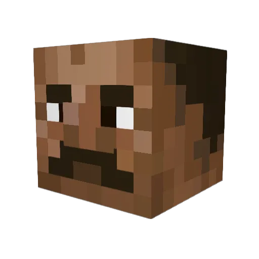 Panchocool02 Minecraft avatar head, 3D render