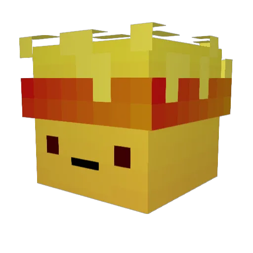 Pancholo3567 Minecraft avatar head, 3D render