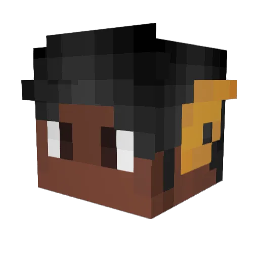 Panchos_WTF Minecraft avatar head, 3D render