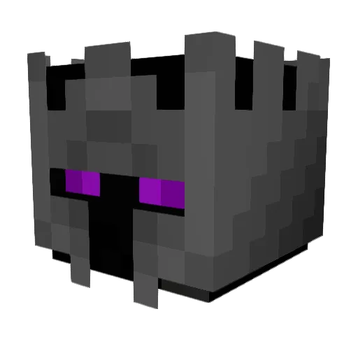 Panchusteczka Minecraft avatar head, 3D render