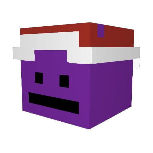 Pancratuis Minecraft avatar head, 3D render