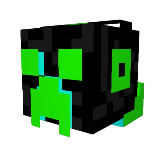 Panda7589 Minecraft avatar head, 3D render