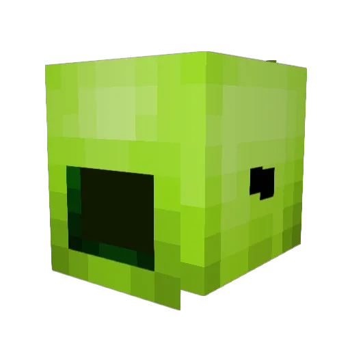 PandaAbogadoo Minecraft avatar head, 3D render