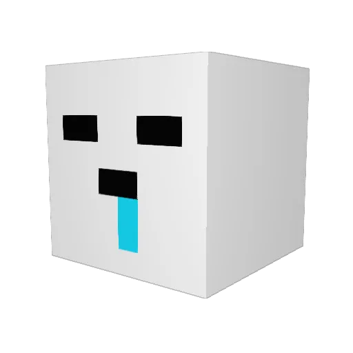 PandaCraft35Br Minecraft avatar head, 3D render