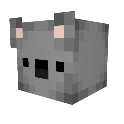 PandaDoOceano Minecraft avatar head, 3D render