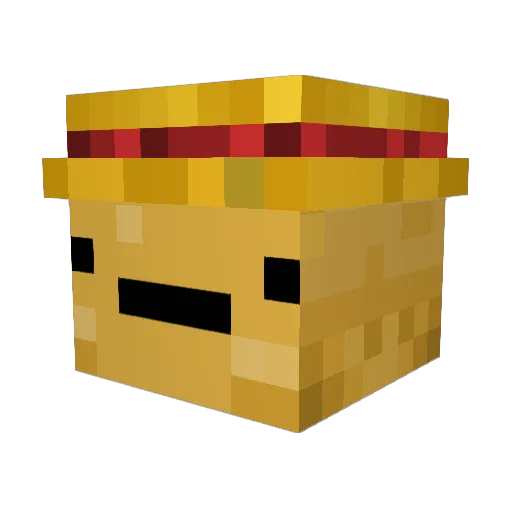 PandaGamer404 Minecraft avatar head, 3D render