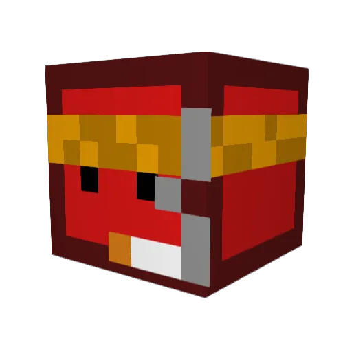 PandaKing521 Minecraft avatar head, 3D render