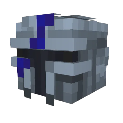 PandaMan5576 Minecraft avatar head, 3D render
