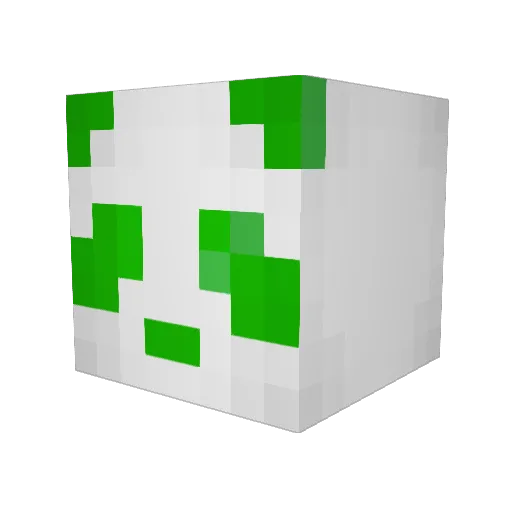Panda_G02 Minecraft avatar head, 3D render
