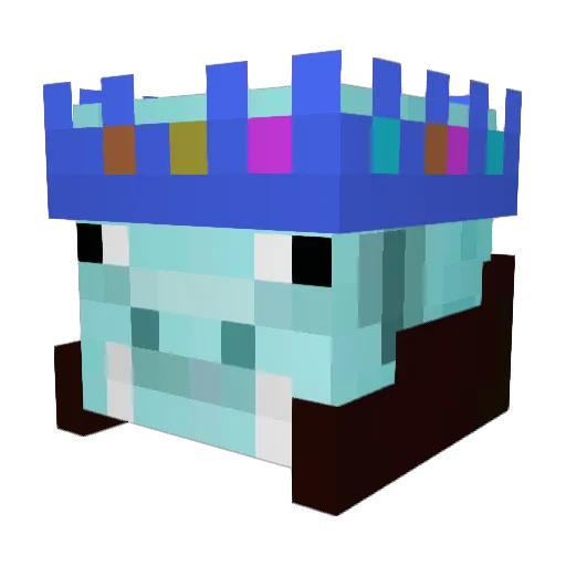 Panda_Wz Minecraft avatar head, 3D render