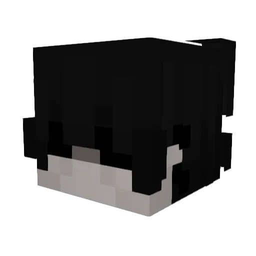 PandaaOW Minecraft avatar head, 3D render