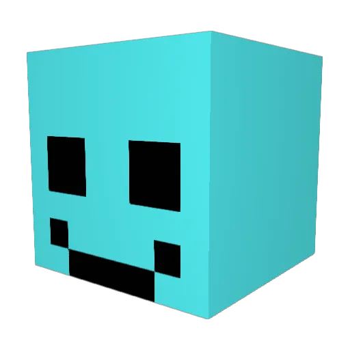 Pandalord918 Minecraft avatar head, 3D render