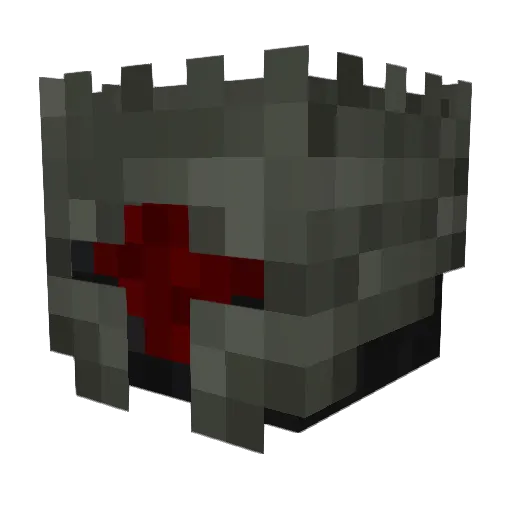 Pandanova Minecraft avatar head, 3D render