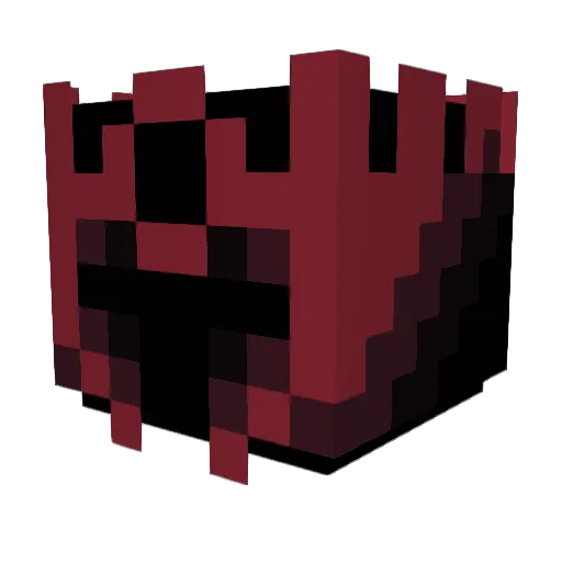 Pandaxe_ Minecraft avatar head, 3D render