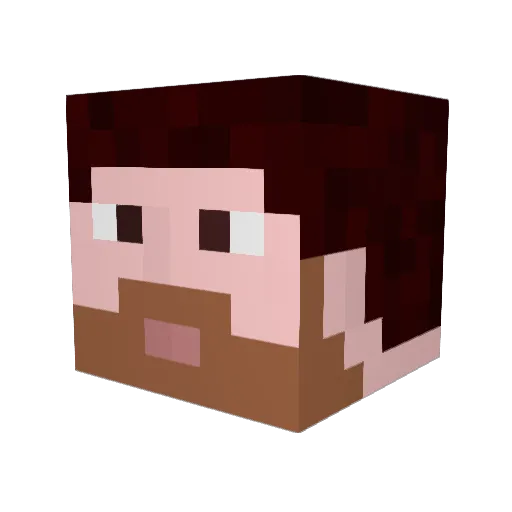 PandemicEnd Minecraft avatar head, 3D render