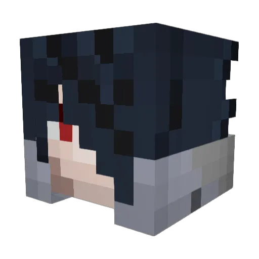 Pandemicexe Minecraft avatar head, 3D render