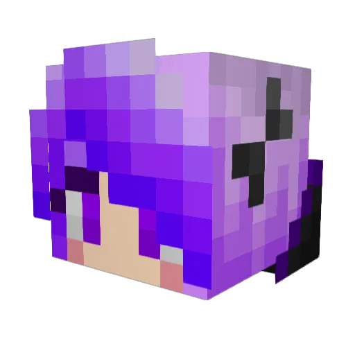 Pandemos Minecraft avatar head, 3D render