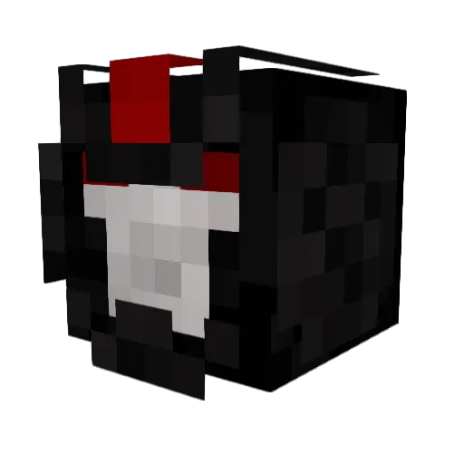 PanditaxBEAST Minecraft avatar head, 3D render