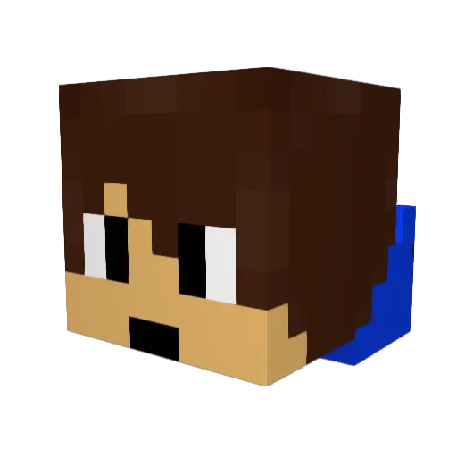 PaneUltra Minecraft avatar head, 3D render
