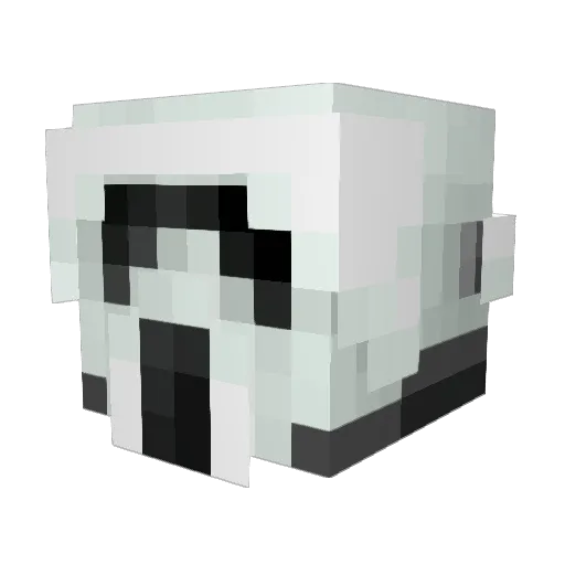 Panek09 Minecraft avatar head, 3D render